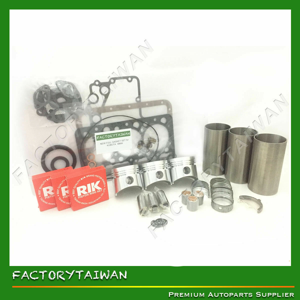 Engine Overhaul Rebuild Kit for Kubota D950 (B1750D, F2000, KH41) Customizable eBay