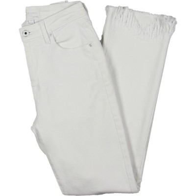 Женские белые джинсы-скинни Jonathan Simkhai с необработанным краем на щиколотке 24 BHFO 8040