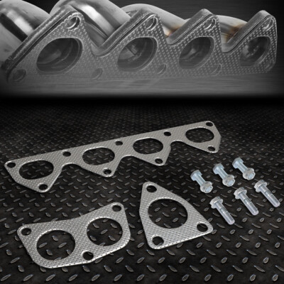 ДЛЯ 92-01 HONDA PRELUDE H22A1 2.2L ПРОКЛАДКА КОЛЛЕКТОРА ВЫПУСКНОГО КОЛЛЕКТОРА DOHC с БОЛТАМИ