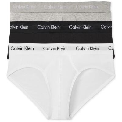 Мужские белые эластичные трусы из 3-компонентного хлопка Calvin Klein L 36-38 BHFO 7462