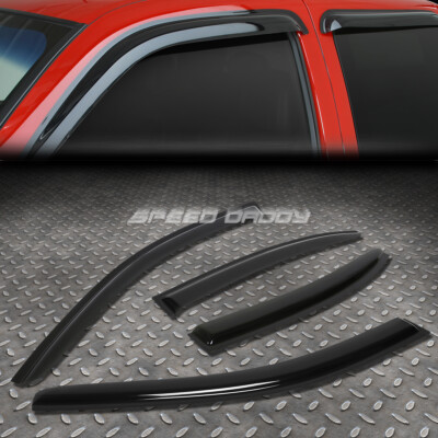 ДЛЯ 11-16 VW JETTA MK6 A6 ДЫМЯТЫЙ ОТТЕНОК ОКОННЫЙ КОЗЫРЕК ТЕНЬ/СОЛНЕЧНЫЙ ВЕТЕР/ДОЖДЕВОЙ ОТРАЖАТЕЛЬ