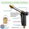 Garden Hose Nozzle, High Pressure Water Hose Nozzle Sprayer Gun, Head Fits all 3/4”Garden Hose Thread,for Washing Cars, Lawn and Garden,Watering Plants, Outdoor Fun and Showering Pets,Cleaning