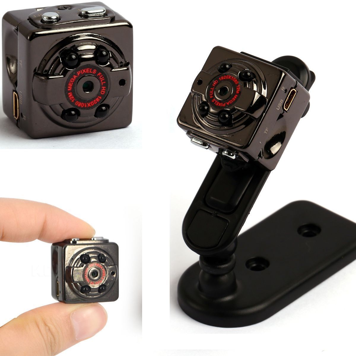 MINI Überwachungskamera Versteckte Kamera Spycam VIDEO FOTO mit Bewegungsmelder