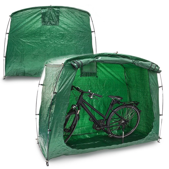 wooden outdoor garden tool shed patio mower bike chairs