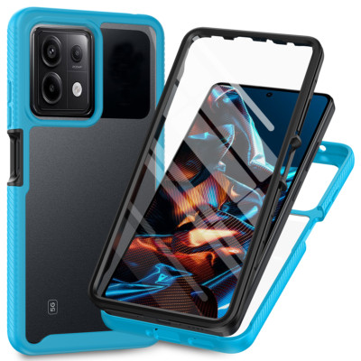 For Xiaomi Redmi Note 13 Pro 5G, Full Cover Armor 360° Screen Protector Case