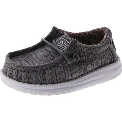 Эй, чувак, Мальчики, мокасины-слипоны Wally Grey, 7, Средний (D) Размер для малышей, BHFO 0995