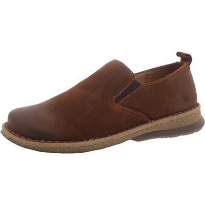 Мужские слипоны BRYSON Brown из коричневой кожи Born 10.5 Medium (D) BHFO 4550