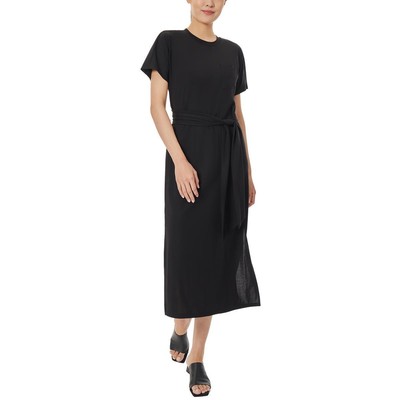 Jones New York Womens Harmony Black Knit Tie Waist T-Shirt Dress XS BHFO 3004