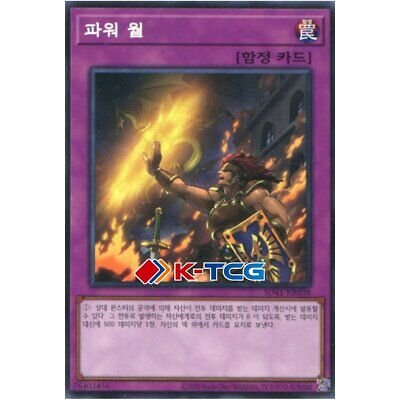 Yugioh Card "Power Wall" SD41-KR038 Common Korean Ver