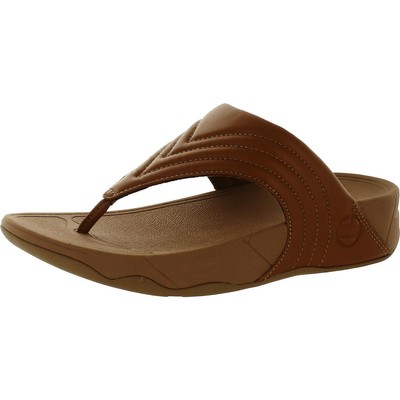 

Женские сандалии-стринги Fitflop Walkstar из коричневой кожи, размер 9, средний (B,M), BHFO 9627, Light tan, Walkstar