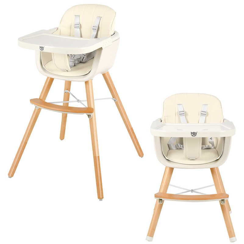 Baby Toddler Highchair W/ Cushion B