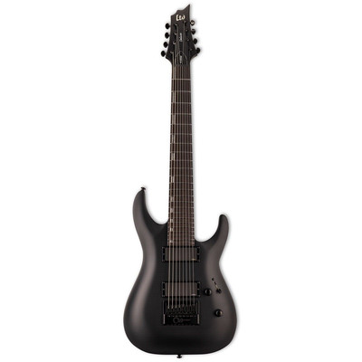 ESP LTD H-1008 Baritone Evertune Black Satin 8-String Guitar B-STOCK