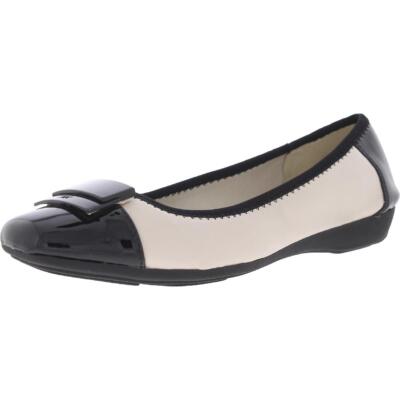

Женские балетки Anne Klein Una 2 с квадратным носком и украшением BHFO 6582, Cream/black, Una 2