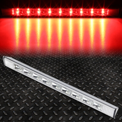 ДЛЯ 13-18 TOYOTA RAV4 GX460 СВЕТОДИОДНЫЙ ТРЕТИЙ ЗАДНИЙ СТОП-СИГНАЛ СТОЯНОЧНЫЙ ФОНАРЬ ХРОМИРОВАННЫЙ