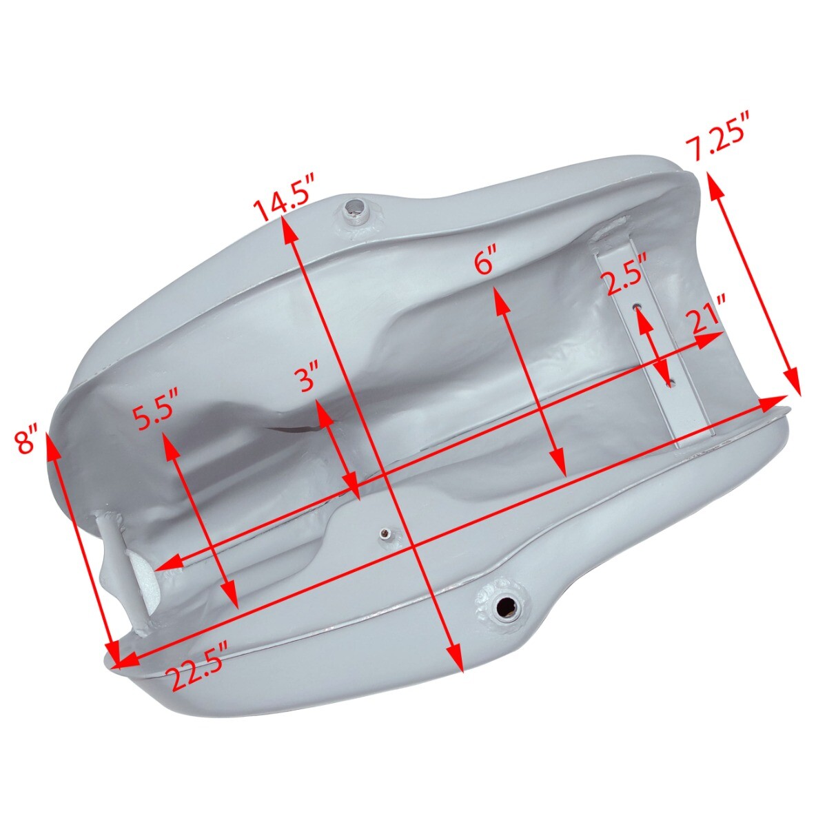Petrol Fuel Tank Raw Steel For BMW R100S R100CS R100RS R100RT 1977- 1984 