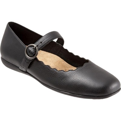 

Женские повседневные туфли Мэри Джейн с мягкой стелькой из сахарной кожи BHFO 8562, Черный, Sugar