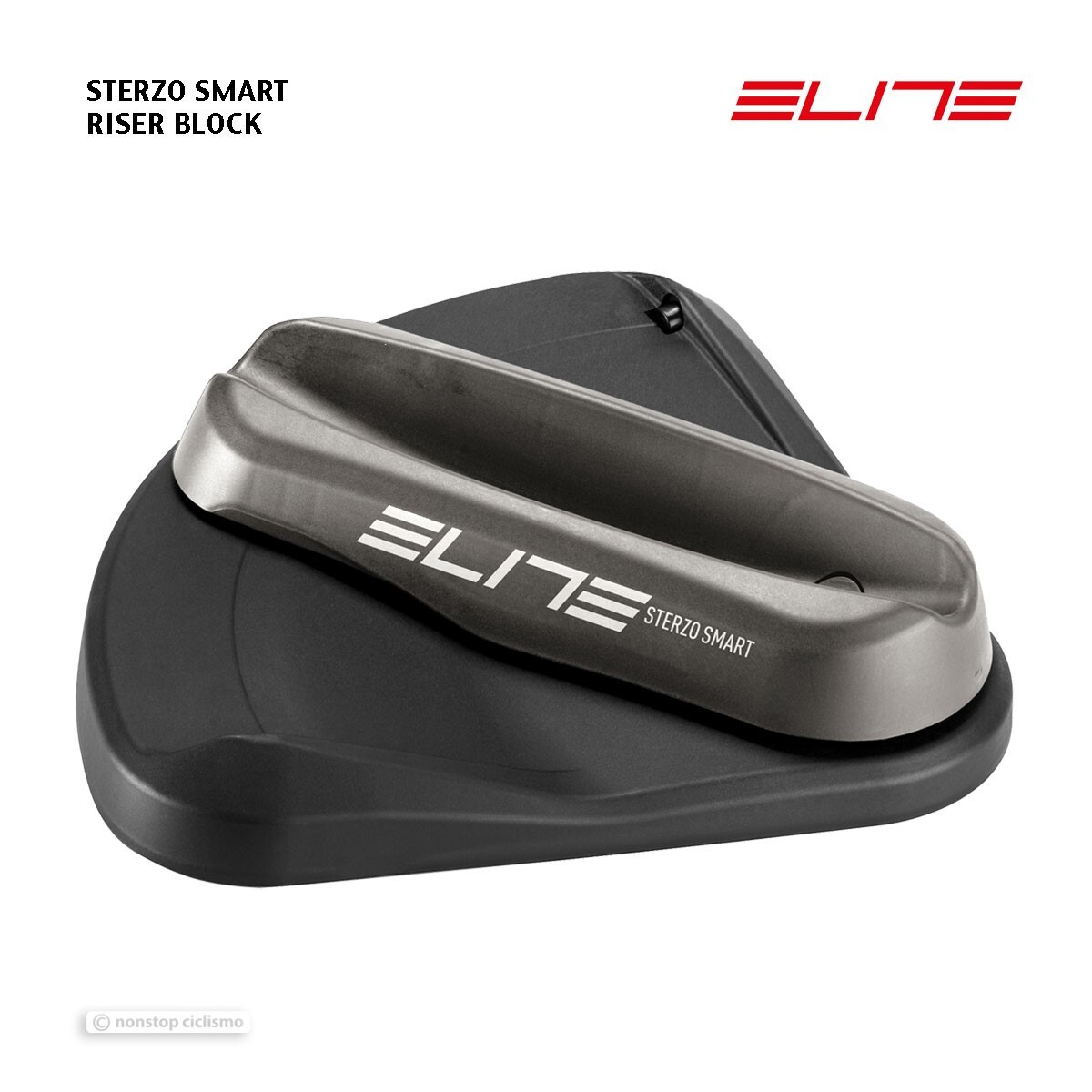 アクセサリー ELITE STERZO SMART STEERING RISER BLOCK Elite STERZO SMART Steering Front Wheel Riser Block for