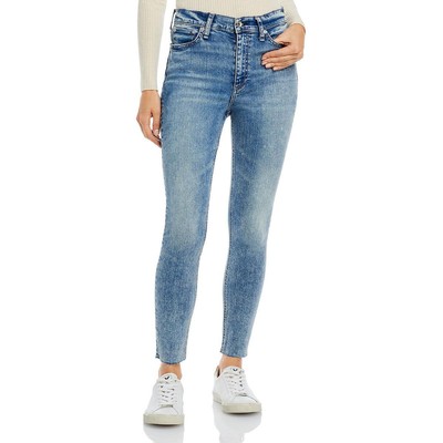 

Женские синие джинсы скинни до щиколотки Rag - Bone Nina с высокой посадкой  BHFO 4334, Norwalk
