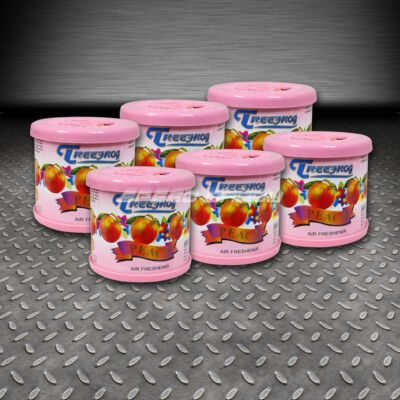 ОСВЕЖИТЕЛЬ ВОЗДУХА X6 TREEFROG PEACH С АРОМАТОМ ПЕРСИКА ДЛЯ АВТОМОБИЛЯ/АВТО/ОФИСА ОСВЕЖАЕТ БАНКУ ДЕЗОДОРАНТА
