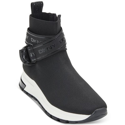 

Женские высокие кеды DKNY Miley B/W Высокие кроссовки 7.5 Medium (B,M) BHFO 0457, Wed black/shiny black, Miley