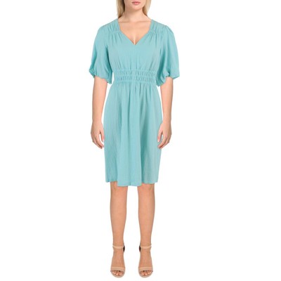 

Женское марлевое мини-платье Calvin Klein с V-образным вырезом BHFO 9804