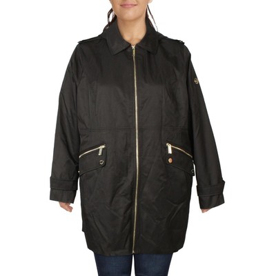 

Женский черный водостойкий плащ MICHAEL Michael Kors  BHFO 9814, M724716A74