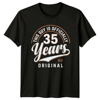 This Guy Is Officially 35 Mens T-Shirt 35th Birthday Celebration Gift For Him
