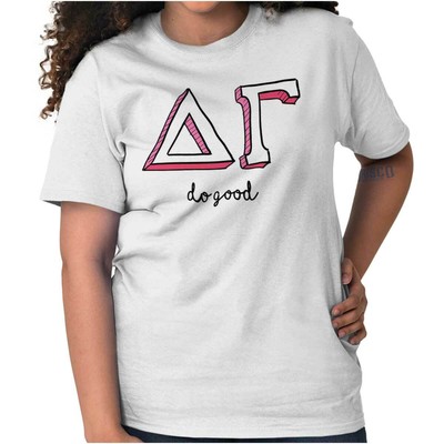 Delta Gamma College Sorority Rush Greek Life Womens Graphic Crewneck T Shirt Tee