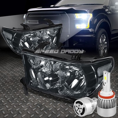 ФАРА С ЗАКОПЧЕННЫМ КОРПУСОМ + ПРОЗРАЧНЫЙ УГОЛ + БЕЛЫЙ СВЕТОДИОД H8 HID с ВЕНТИЛЯТОРОМ ДЛЯ 07-16 SEQUOIA