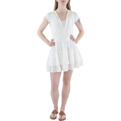Женское белое платье для плавания Aqua Swim с ушками, пляжная одежда Cover-Up XS BHFO 6678
