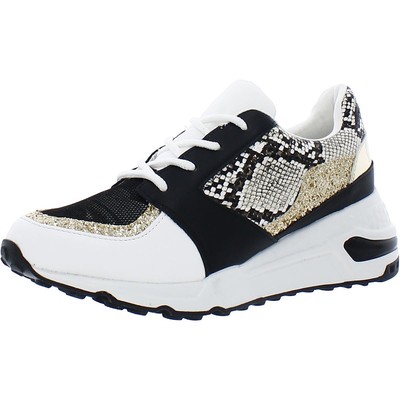 

Женские повседневные и модные кроссовки Steve Madden Boomer черно-белые 8,5 средние (B,M) 4014, White/black/gold/snake, Boomer
