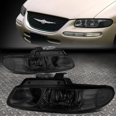 ДЛЯ 96-99 ЛАМП ФАР ПРОЕКТОРА CARAVAN VOYAGER В СТИЛЕ OE С ДЫМЧАТЫМ ПРОЗРАЧНЫМ УГЛОМ НАКАЛИВАНИЯ