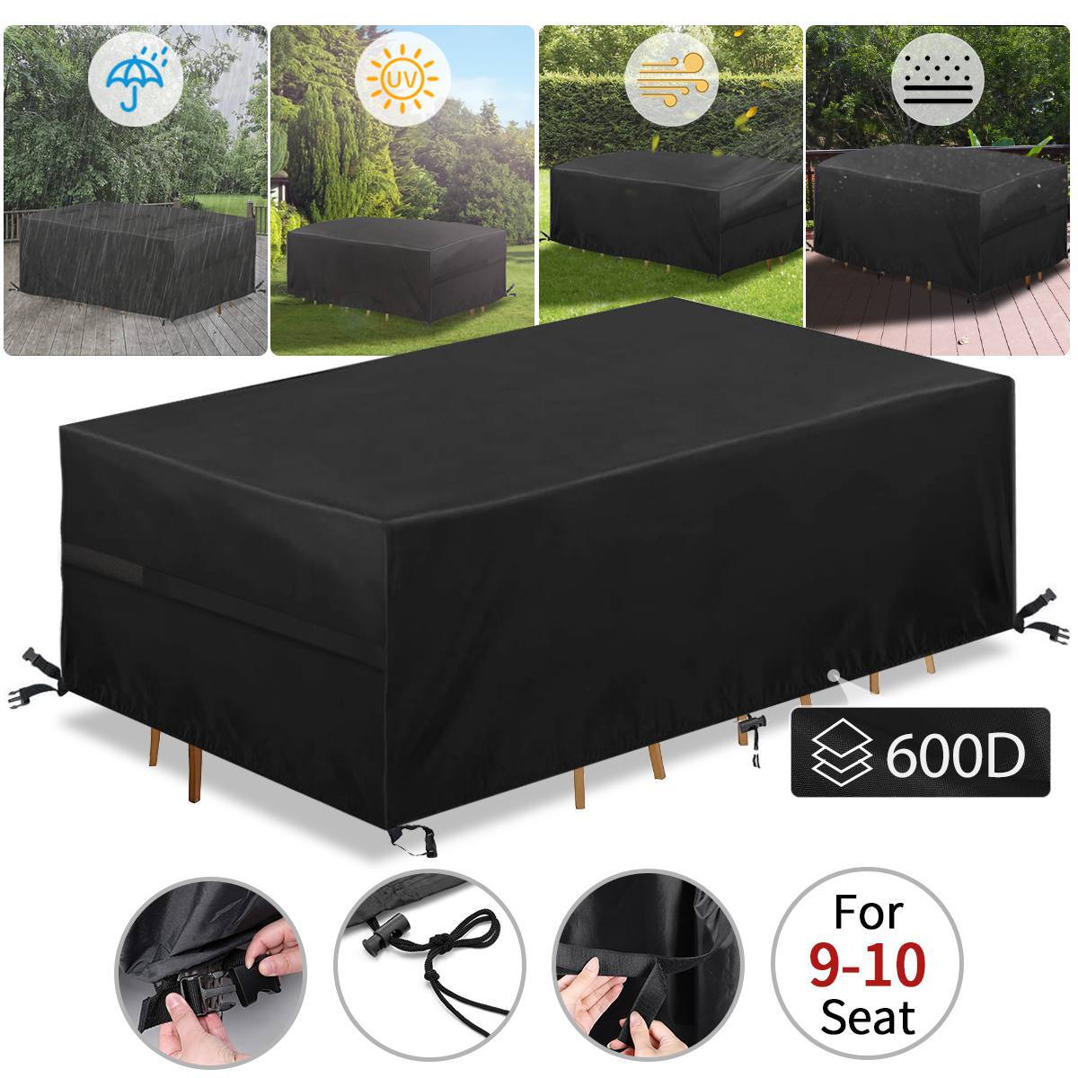 Patio Waterproof Outdoor Chair Table Sofa Cover