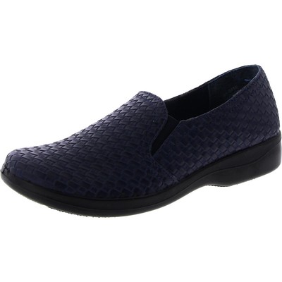 Легкие уличные женские мокасины Eternity из темно-синей кожи 6 средних размеров (B,M) BHFO 3754