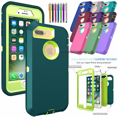 For iPhone 6 7 8 Plus 11 12 Pro Max XR XS SE Case Protective Rugged Hybrid Cover