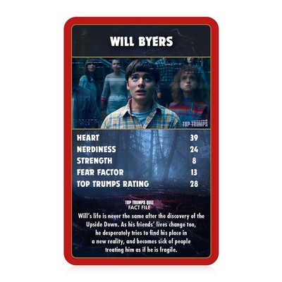 Stranger Things Top Trumps Card Game - New & Sealed