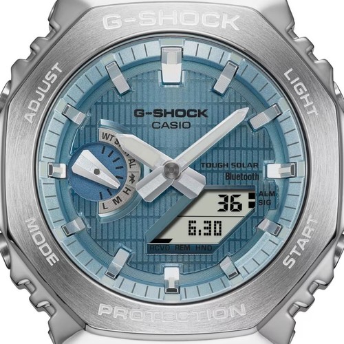Pre-owned Casio G-shock Solar & Bluetooth Watch Gbm-2100a-1a2er Release