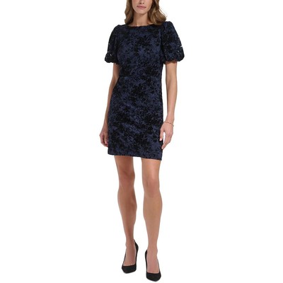 

Женское темно-синее кружевное мини-платье Jessica Howard Petites  BHFO 9761, Navy black