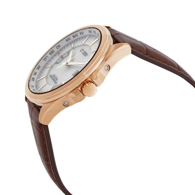 Pre-owned Citizen Perpetual World Time White Dial Men's Watch Cb0253-19a