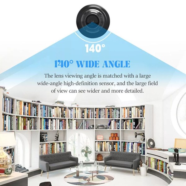 1080P Mini Spy Camera WiFi HD Hidden IP Night Vision Camcorder Home Security Cam - Image 290