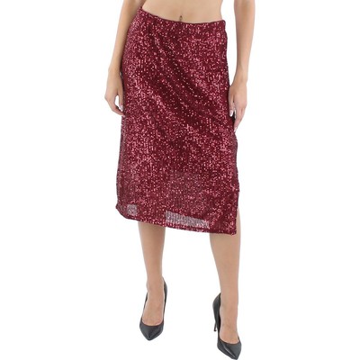 

Женская красная эластичная юбка-карандаш миди Vince Camuto  BHFO 2943, Красный