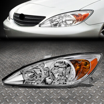ДЛЯ 02-04 TOYOTA CAMRY LH ЛЕВЫЙ ХРОМИРОВАННЫЙ КОРПУС ЛАМПЫ ФАРЫ В СТИЛЕ OE TO2502137
