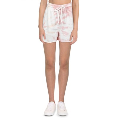 

Женские шорты Beyond Yoga Come Through Pink Comfy Shorts Loungewear  BHFO 2287, Peony tie dye