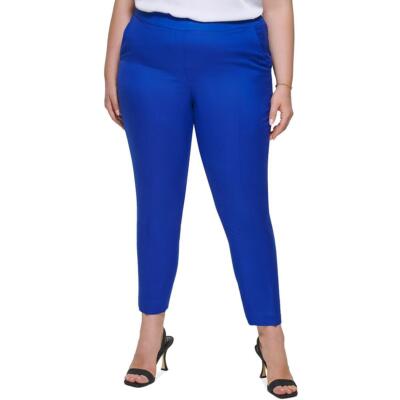 

Женские прямые брюки до щиколотки Calvin Klein из смесового льна плюс BHFO 9399, Regatta