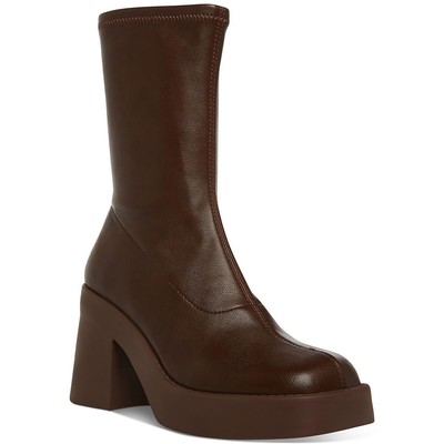 Женские ботинки Steve Madden Klayton коричневого цвета до середины икры Shoes 11 Medium (B,M) BHFO 2818