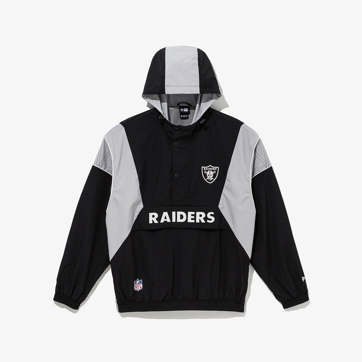 Oakland Raiders アノラックジャケット Men's Black Oakland Raiders Gridiron Classics Team OG 3.0