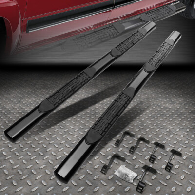 ДЛЯ 15-20 АВТОМОБИЛЕЙ FORD F-150/SUPER DUTY CREW CAB ЧЕРНЫЕ ПОДНОЖКИ С 4-СТОРОННИМИ ПЕРЕКЛАДИНАМИ