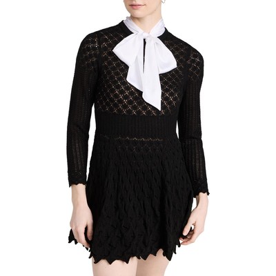 Alice and Olivia Womens Sweaterdress Mini Casual BHFO 2332
