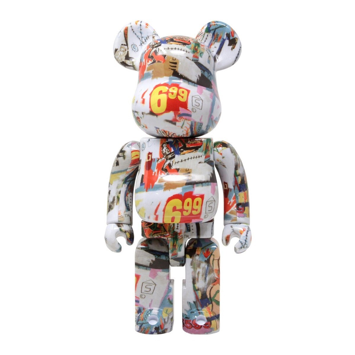 Andy Warhol x Jean-Michel Basquiat #4 400% Bearbrick by Andy Warhol x Jean-Michel Basquiat #4 400% Bearbrick by