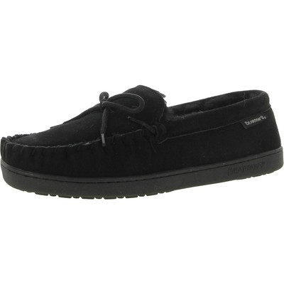 

Мужские черные замшевые мокасины Bearpaw Moc II, ширина 9,5 дюйма (E) BHFO 7921, Черный, Moc II Wide